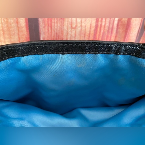 💕COACH💕 Handbag - Black/gray/blue pattern. Super Cute!!! - Picture 11 of 12